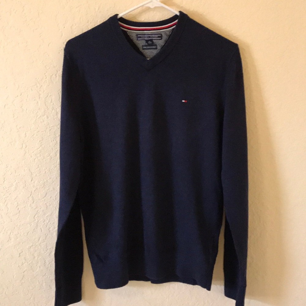 Tommy Hilfiger basic V-neck Pima Cotton Cashmere